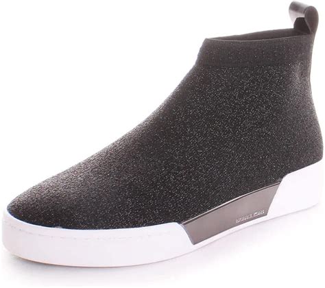 michael kors grover sneaker in gunmetal|Grove Metallic Knit Sneaker .